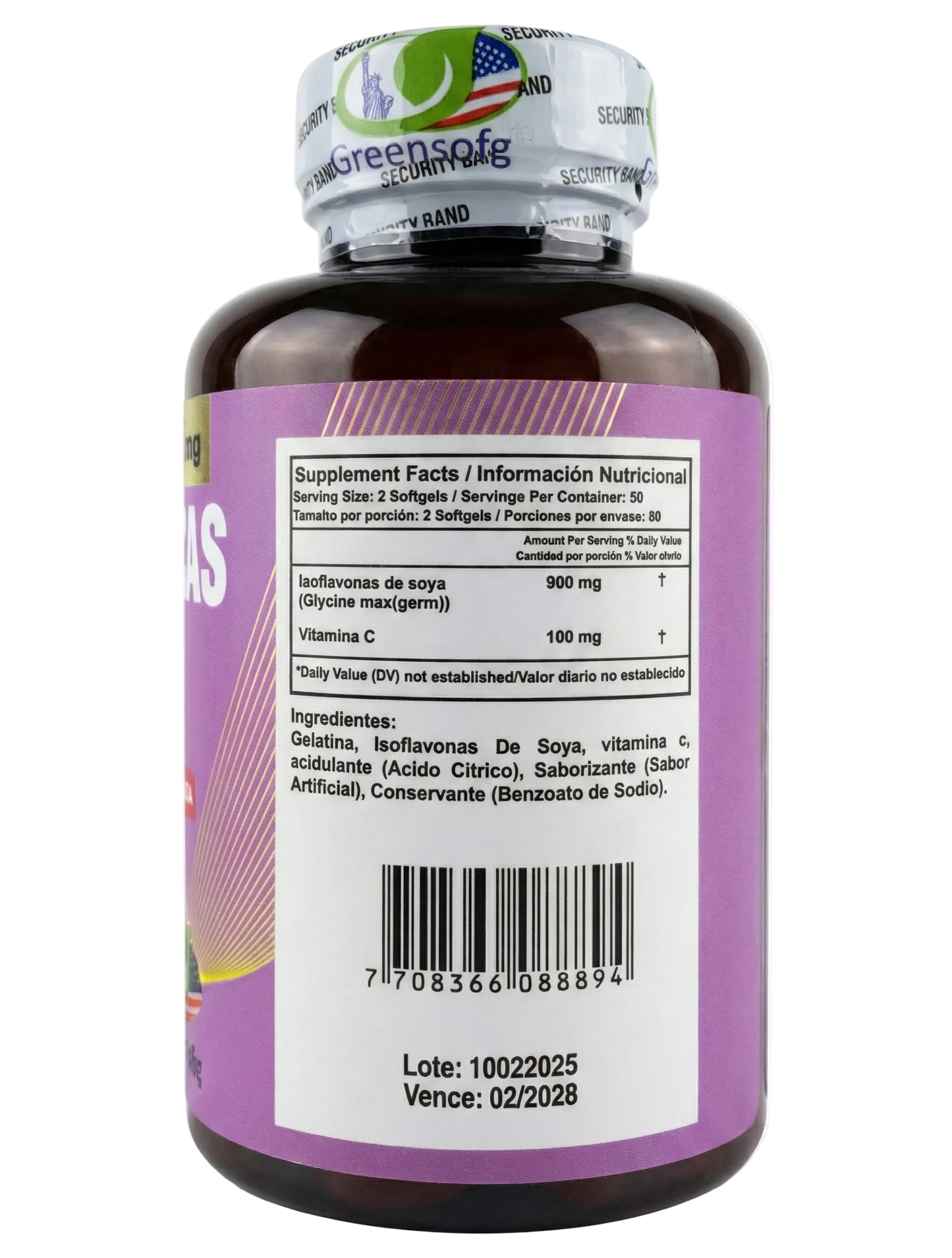 Isoflavonas de Soya 1000mg