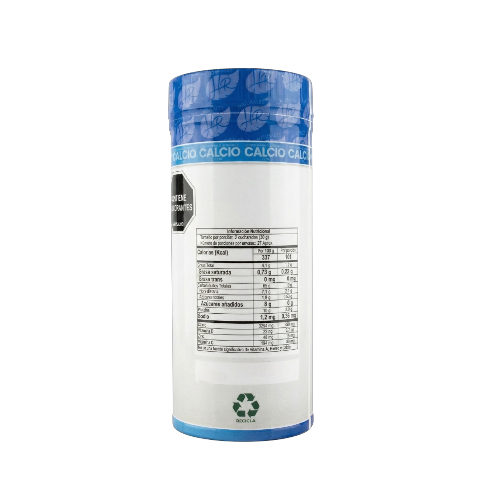 Calcio + Vitamina D + Zinc 800g