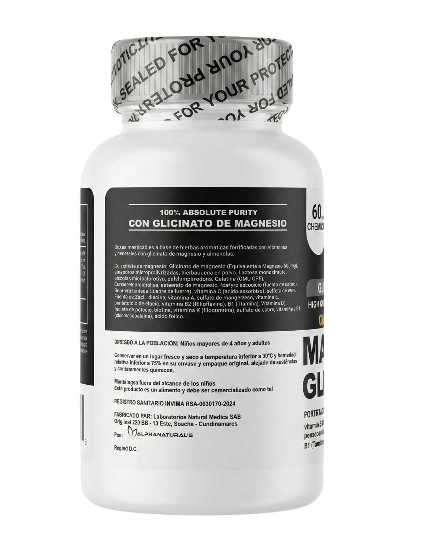 Magnesio Glicinato Alphanatural´s