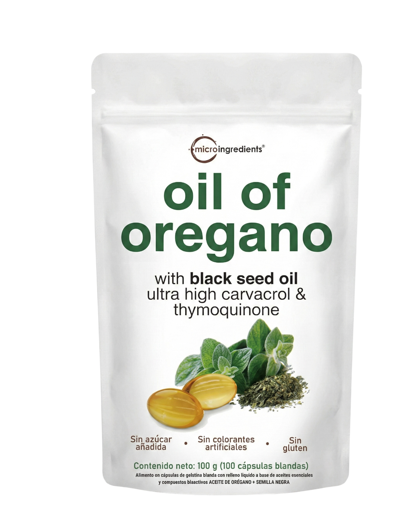 Aceite de Orégano + Semilla Negra