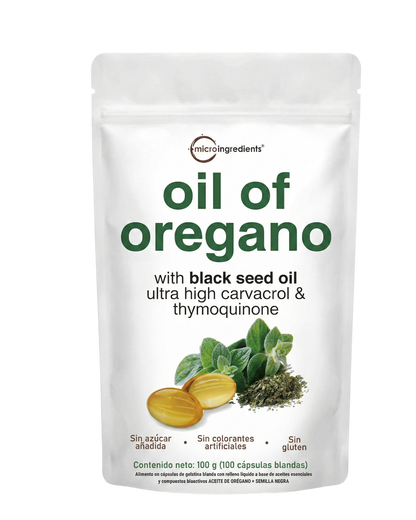 Aceite de Orégano + Semilla Negra