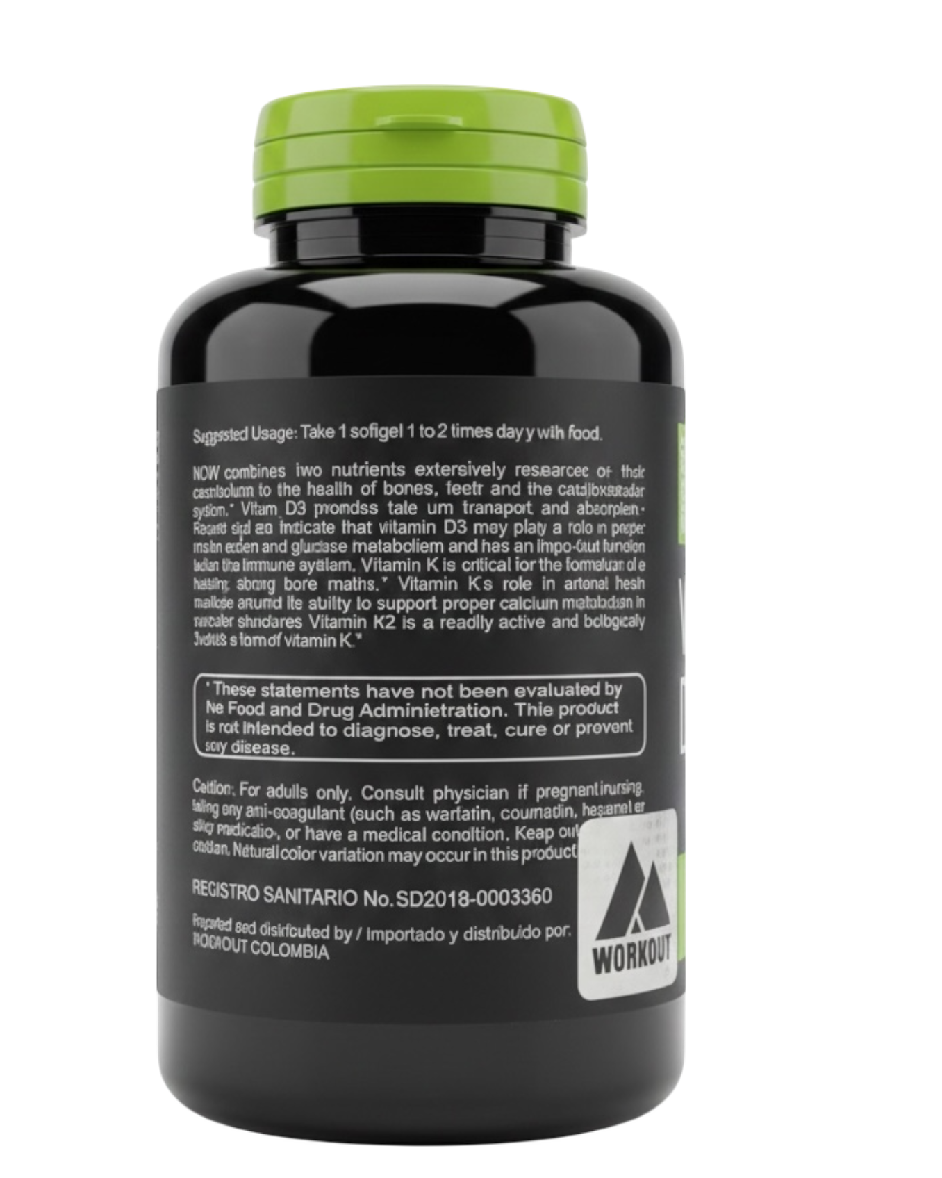 Vitamina D3 + K2 Workout