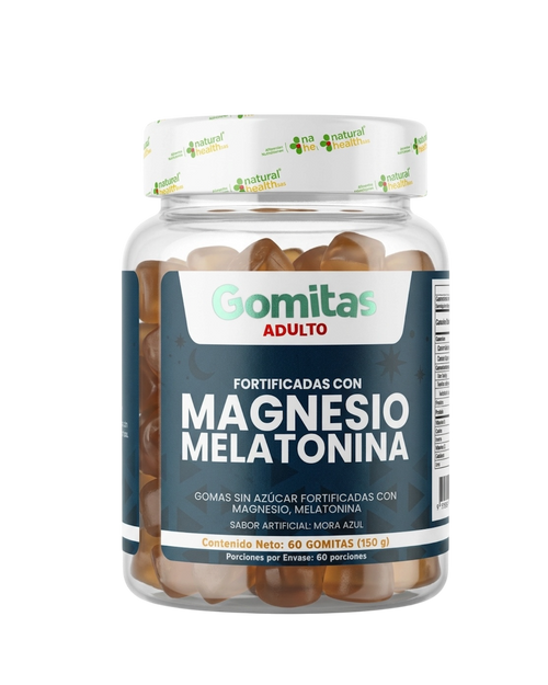 Gomas de Magnesio y Melatonina - 60 Unidades