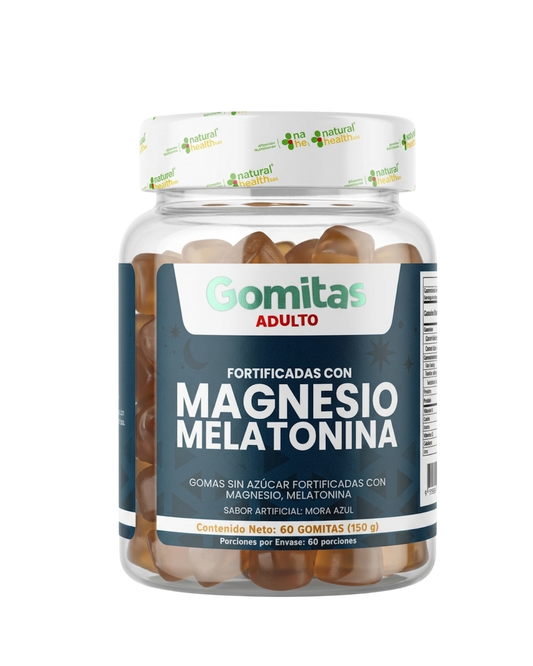 Gomas de Magnesio y Melatonina - 60 Unidades