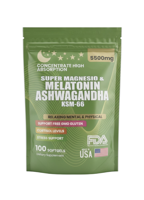 Magnesio + Melatonina + Ashwagandha