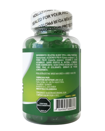 Té Verde + Alcachofa Gomas