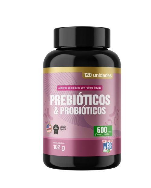 Prebióticos & Probióticos  - 120 Unidades