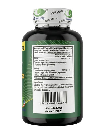 Ajo y Perejil Cardiovascular