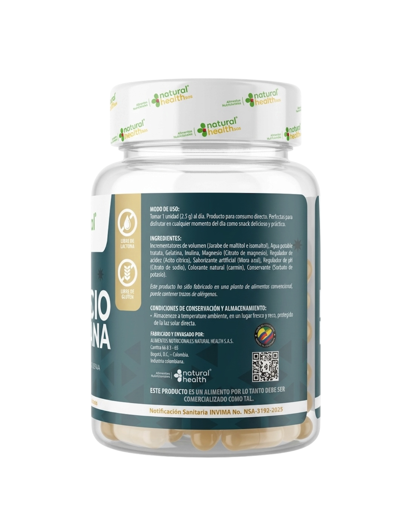 Gomas de Magnesio y Melatonina - 60 Unidades