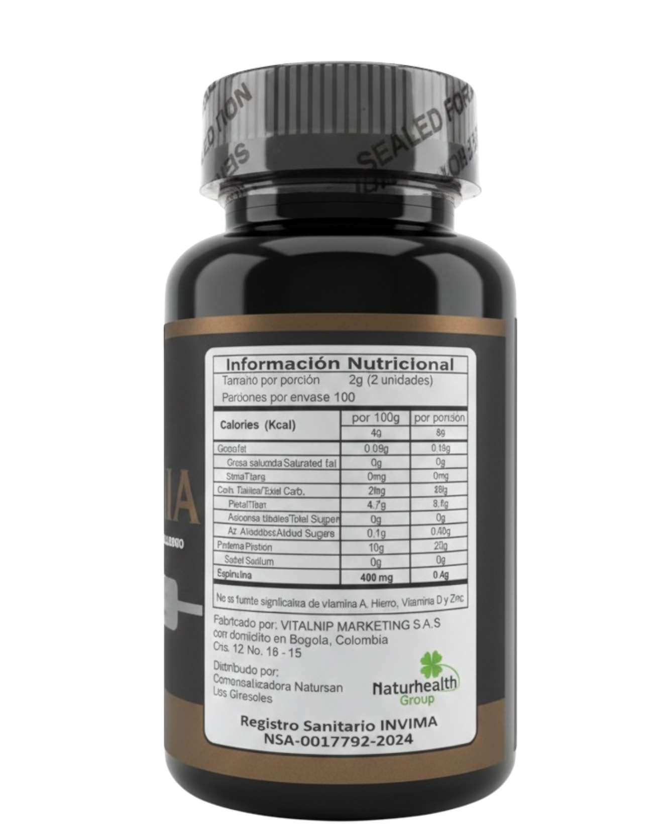 Espirulina 400mg