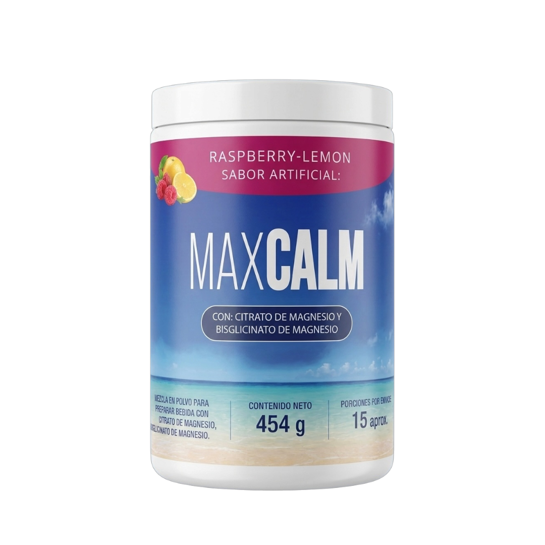 MAXCALM Magnesio Citrato + Bisglicinato