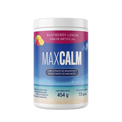 MAXCALM Magnesio Citrato + Bisglicinato