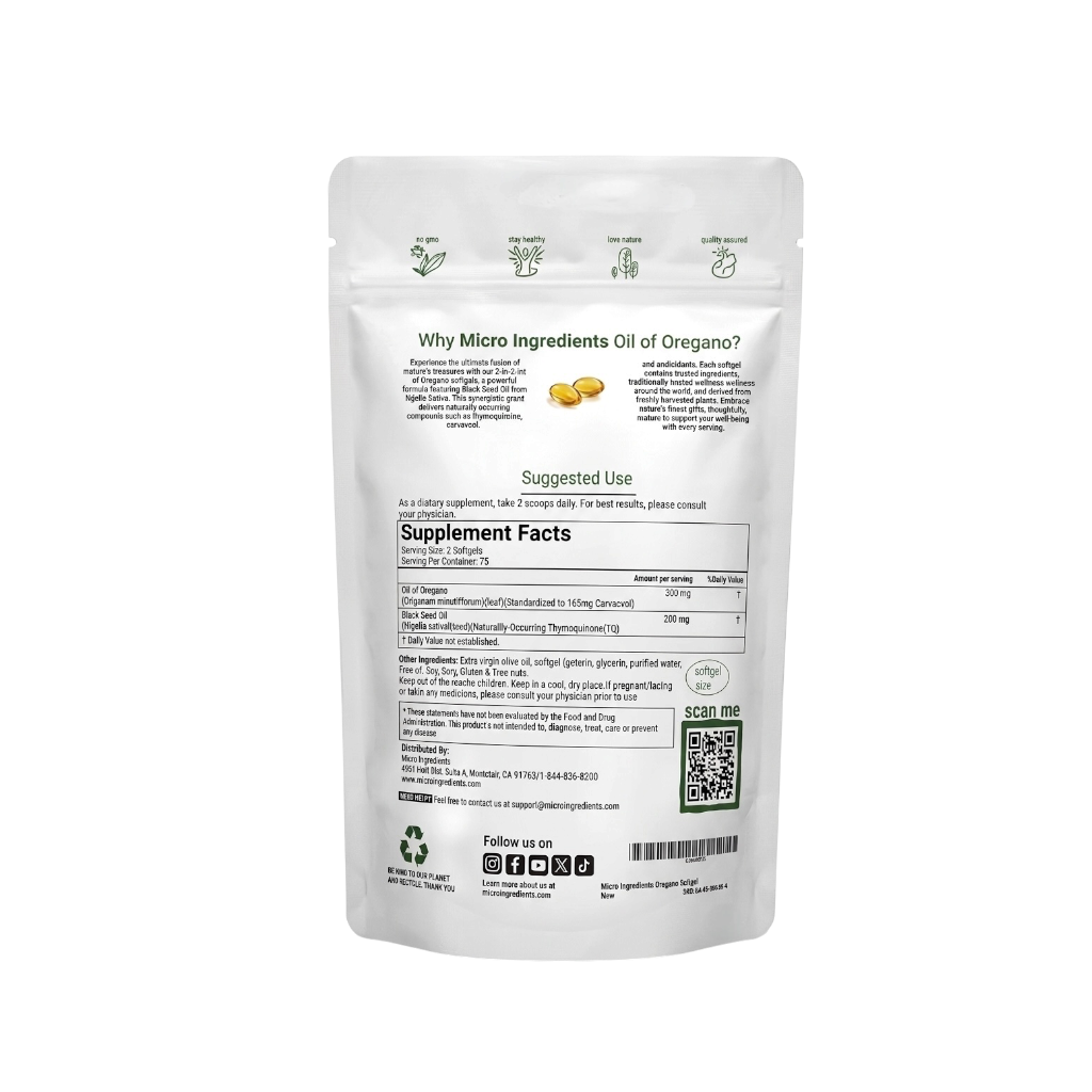 Aceite de Orégano + Semilla Negra