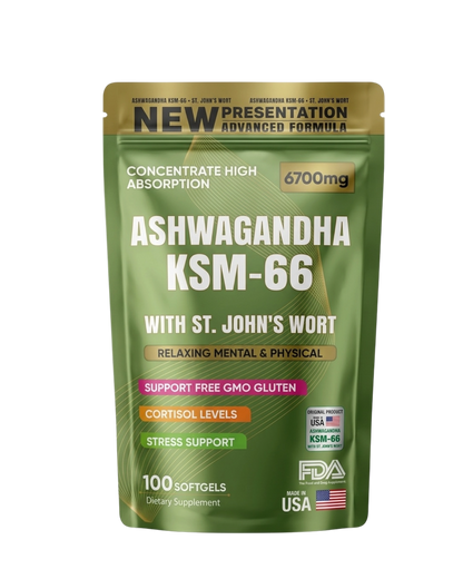 Ashwagandha KSM-66 Bolsa - 100 Softgels