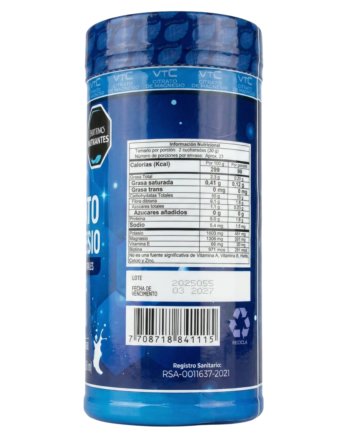 Citrato Magnesio + Potasio Uva