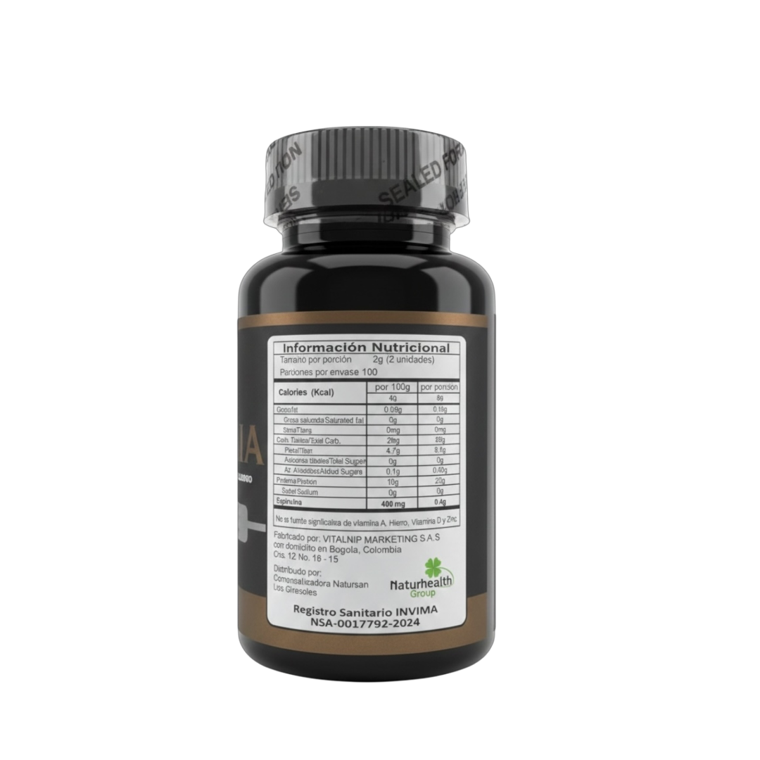 Espirulina 400mg