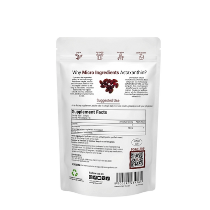 Astaxanthin Bolsa 12 mg