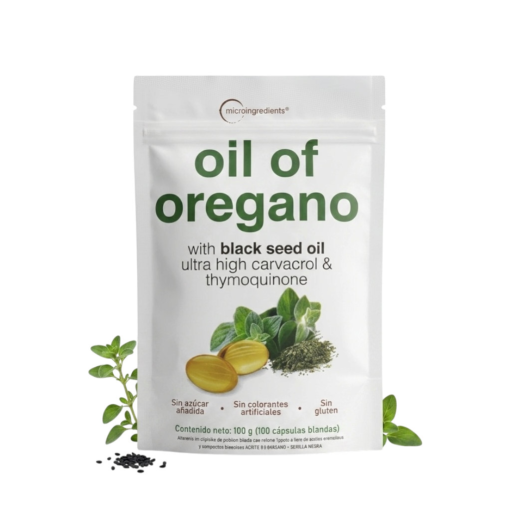 Aceite de Orégano + Semilla Negra