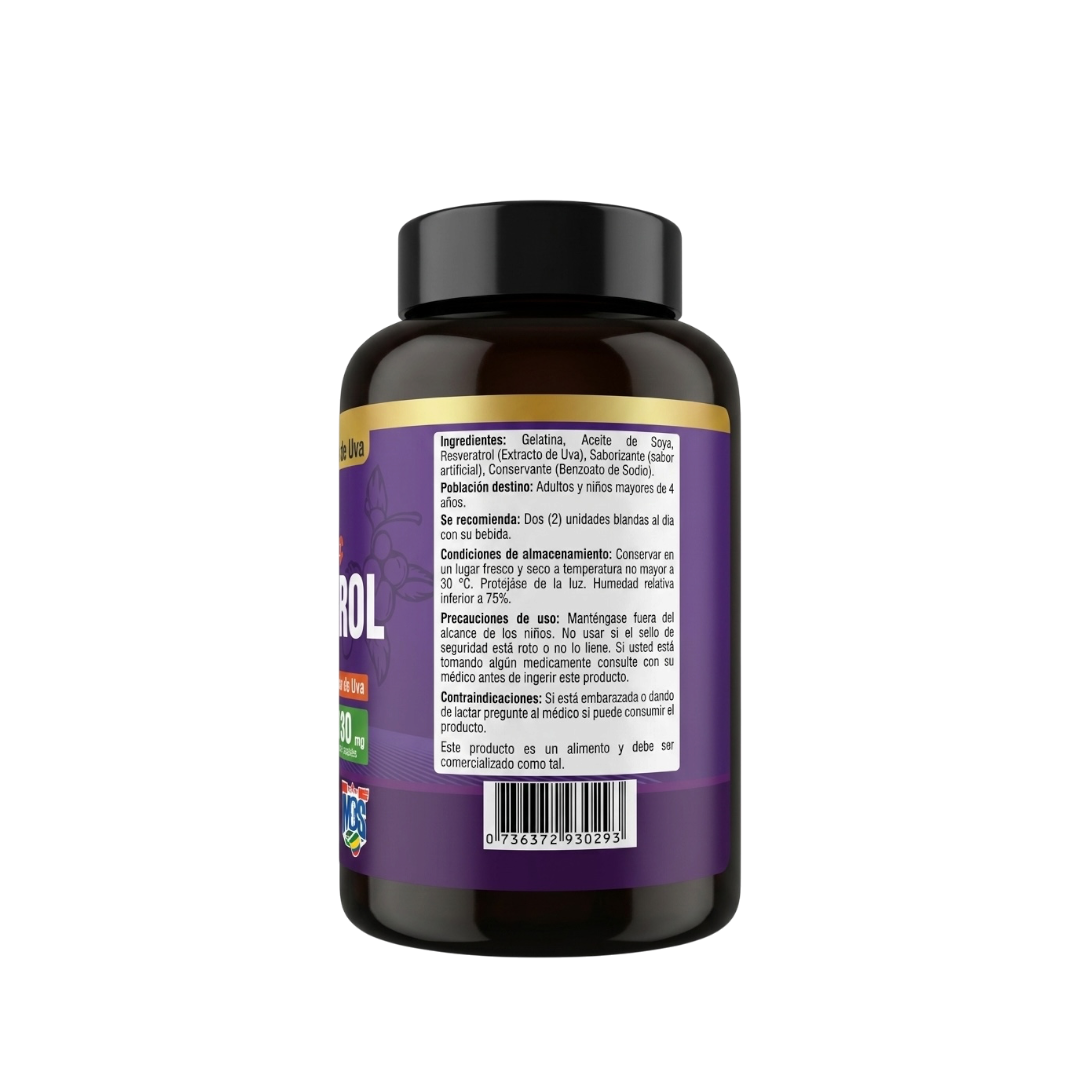 Resveratrol - 120 Unidades