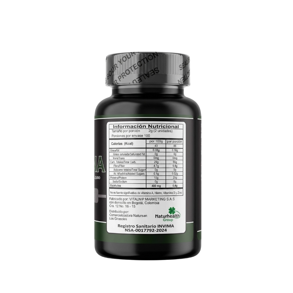 Espirulina 400mg