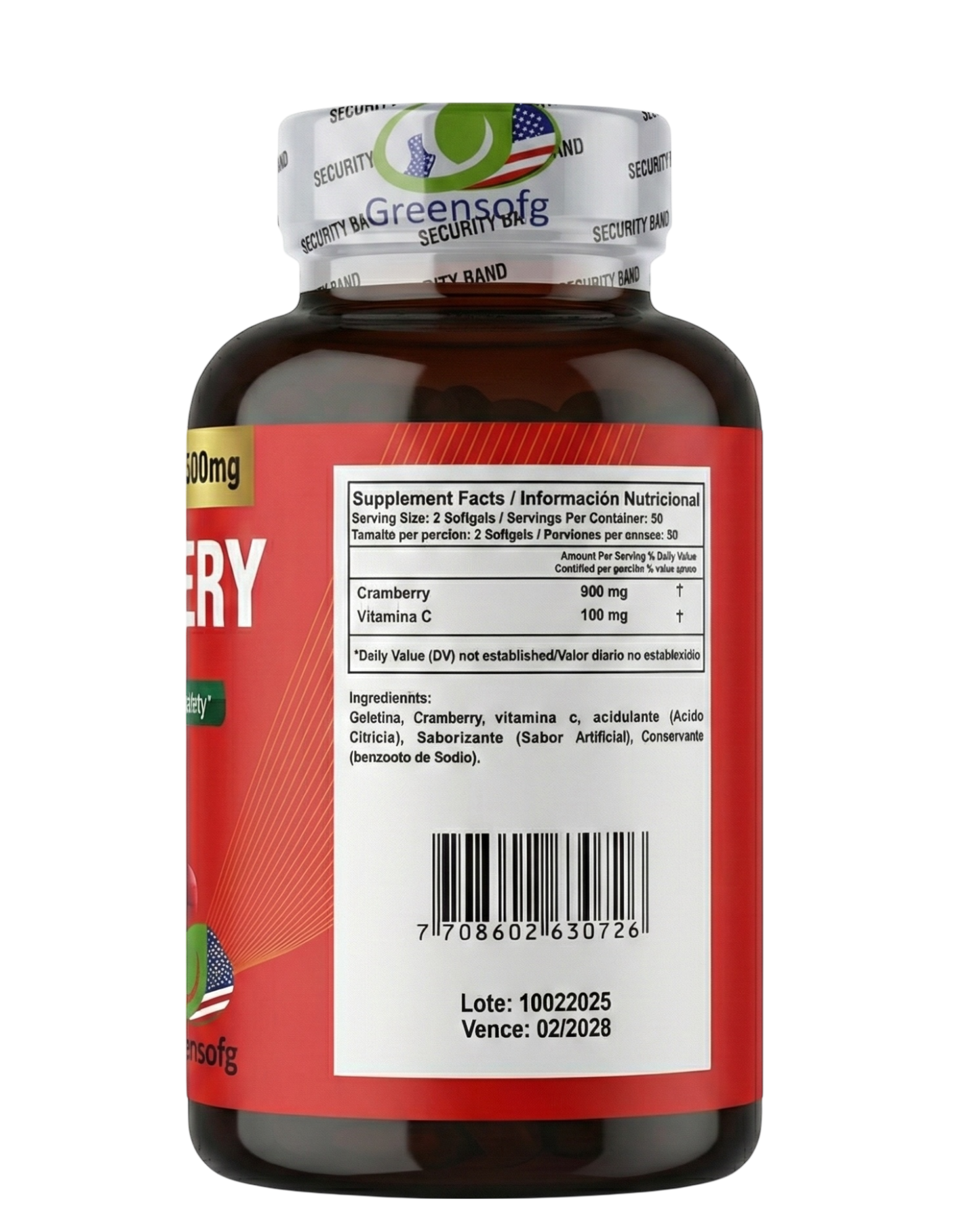 Cranberry 1000mg Urinario