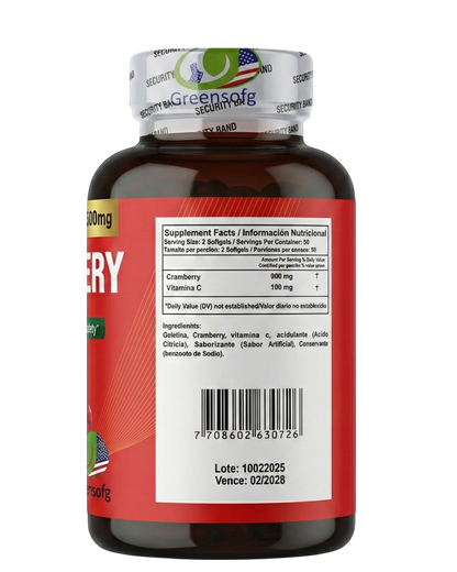 Cranberry 1000mg Urinario