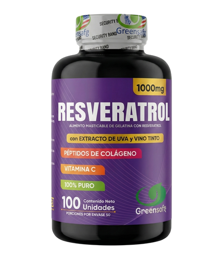 Resveratrol + Colágeno Gomas