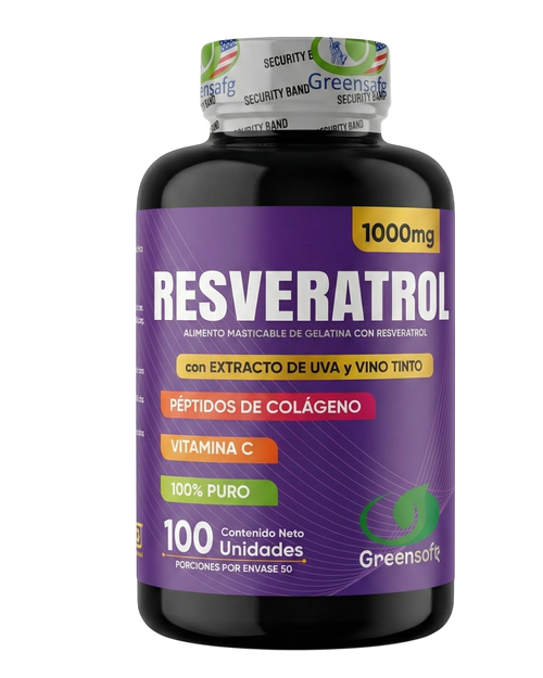Resveratrol + Colágeno Gomas