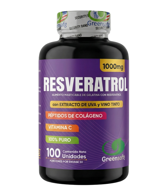 Resveratrol + Colágeno Gomas