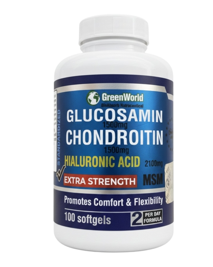 Glucosamina + MSM + Hialurónico