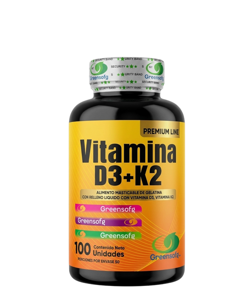 Vitamina D3+K2 - 100 Unidades