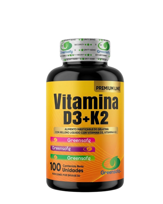 Vitamina D3+K2 - 100 Unidades