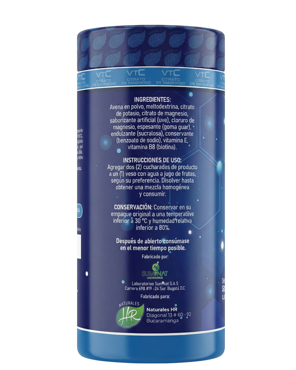 Citrato Magnesio + Potasio Uva