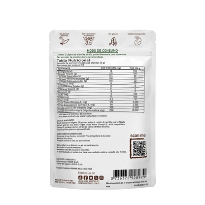 Aceite de Orégano + Semilla Negra