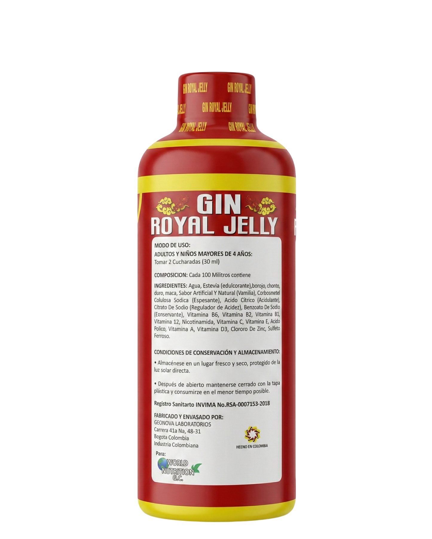 Gin Royal Jelly Energía