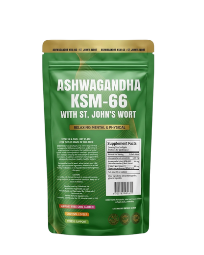 Ashwagandha KSM-66 Bolsa - 100 Softgels
