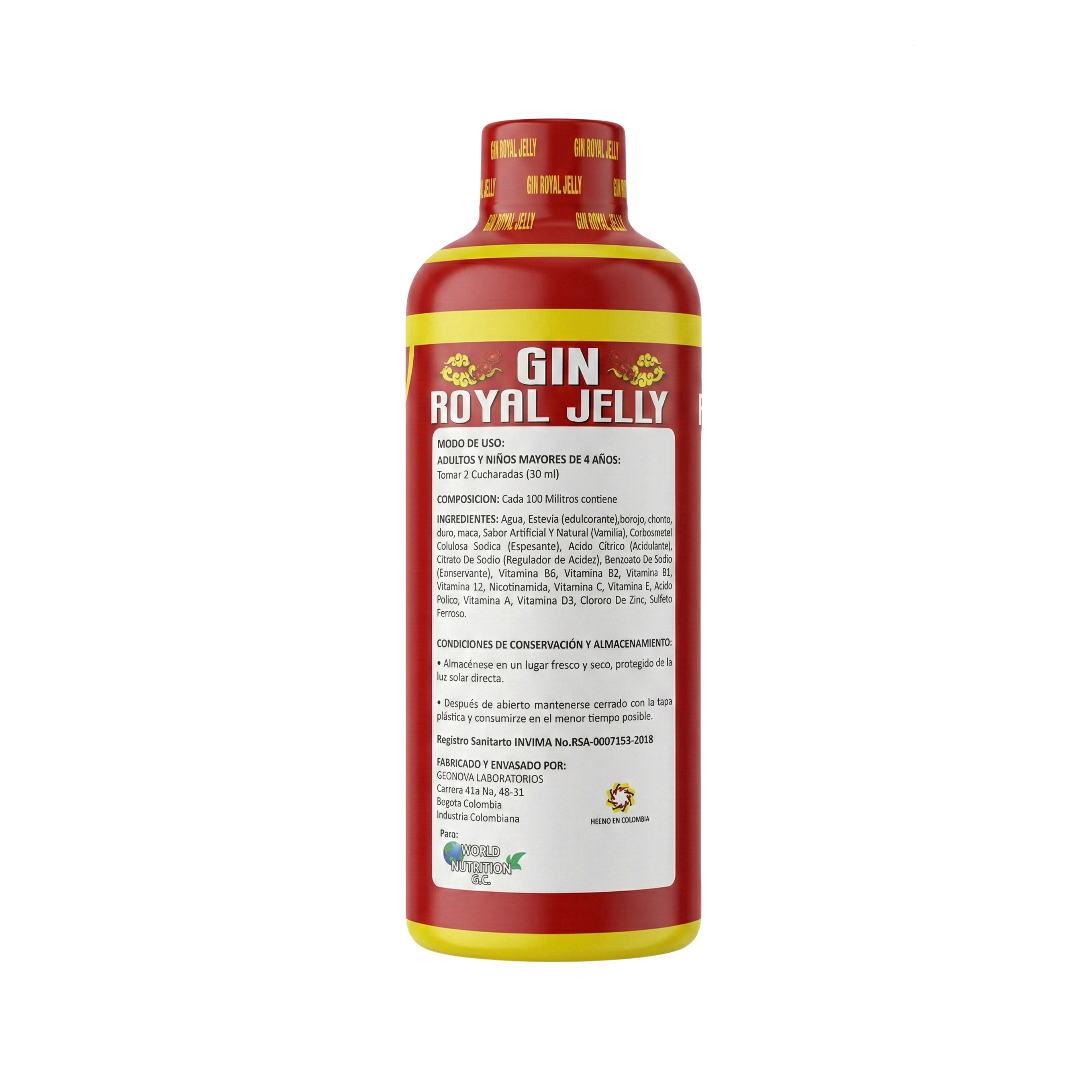 Gin Royal Jelly Energía