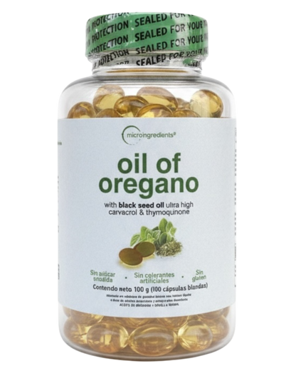 Aceite de Orégano + Semilla Negra