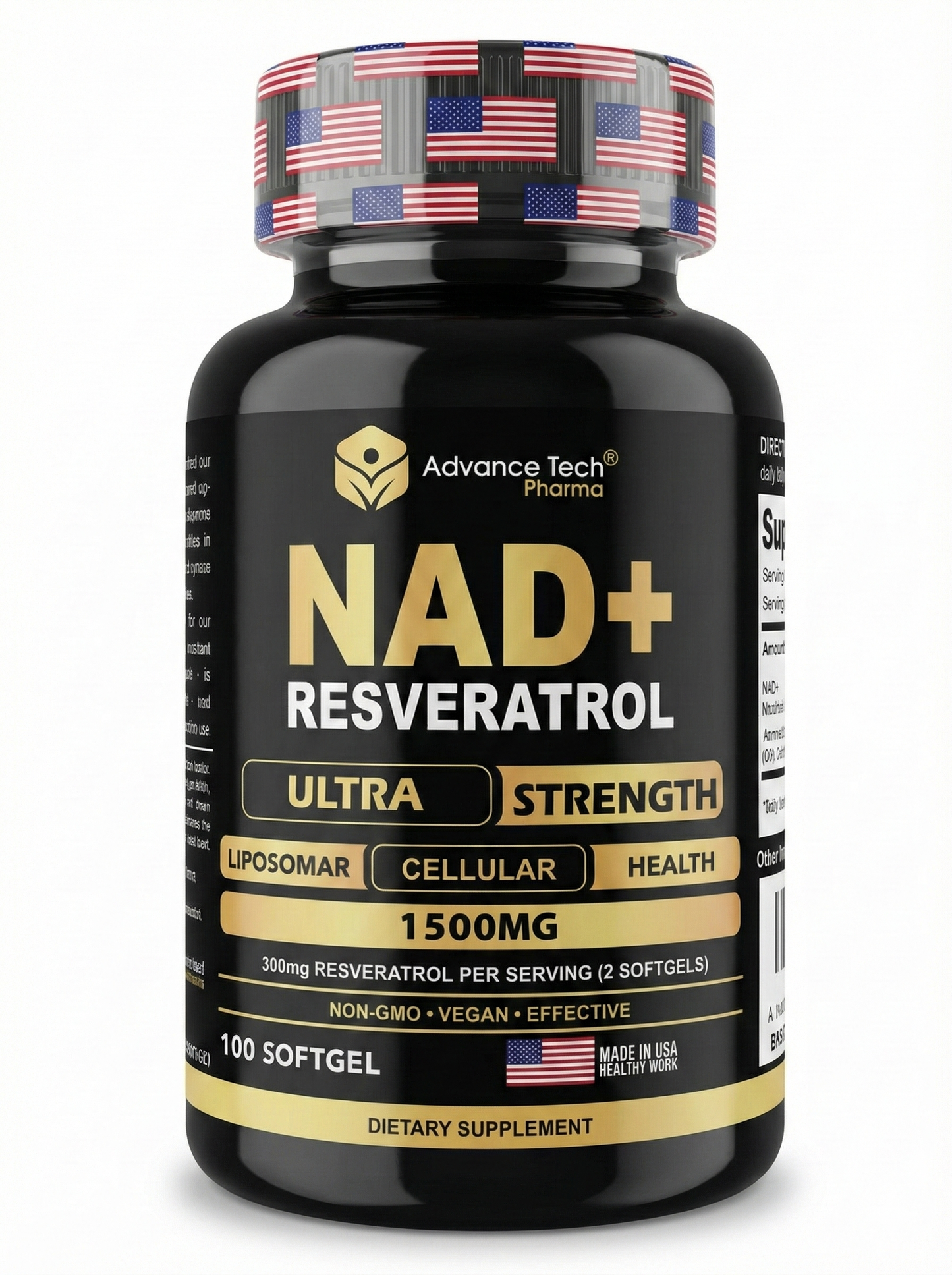 NAD+ Ultra Strength 1500mg