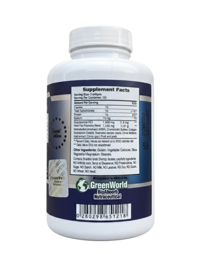 Glucosamina + MSM + Hialurónico