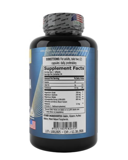 Magnesio + Melatonina + Ashwagandha KSM-66