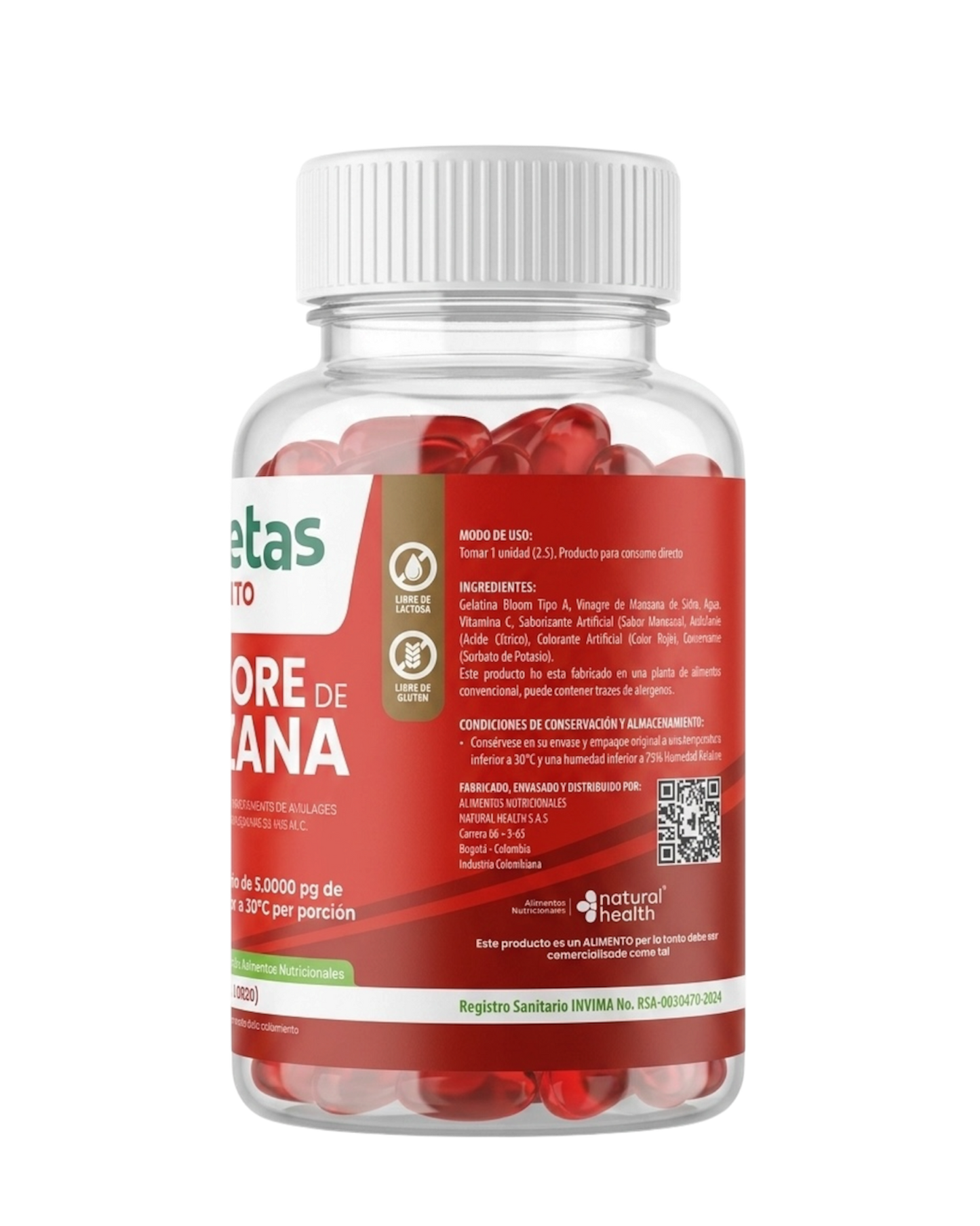 Vinagre de Manzana Gomas