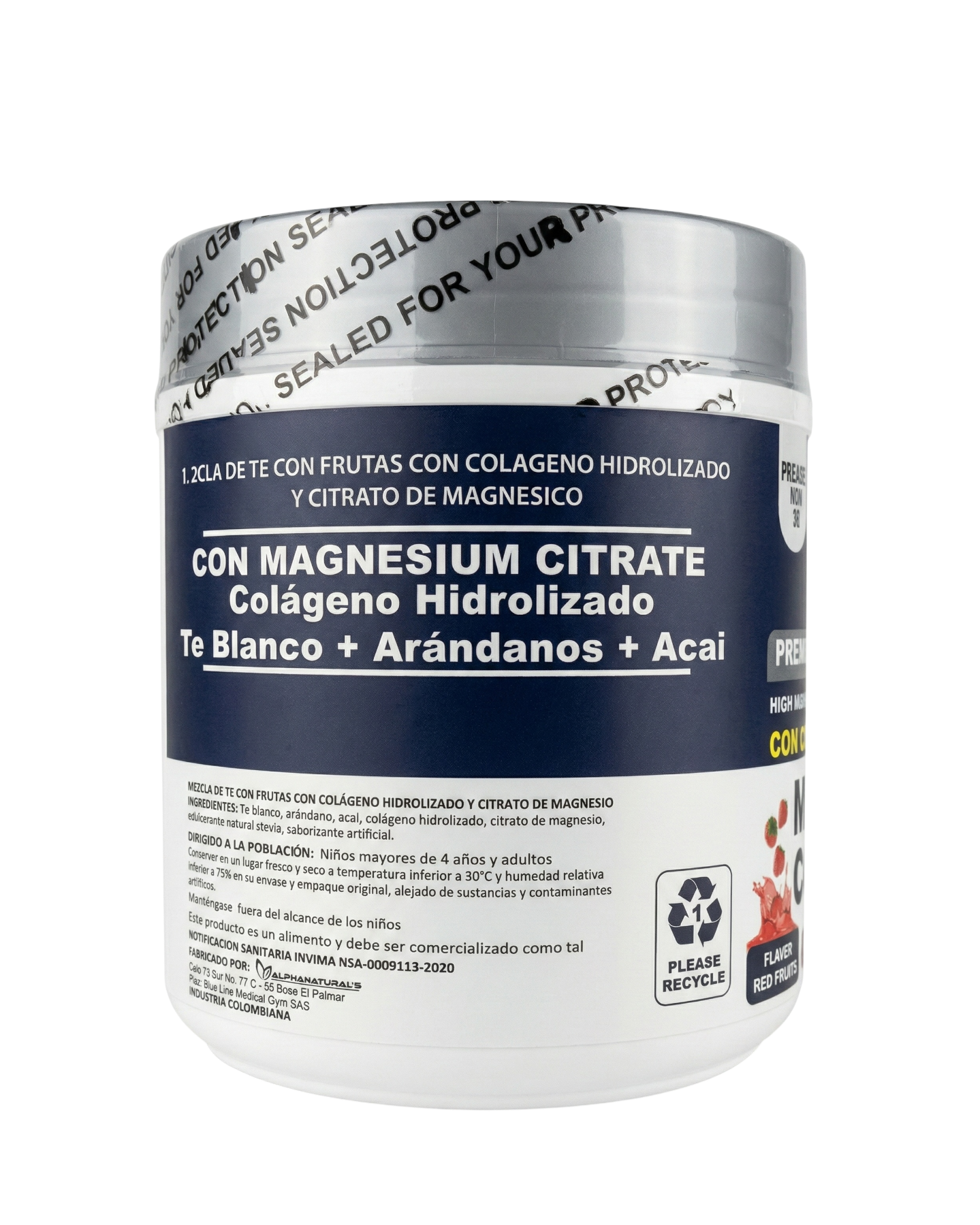 Citrato Magnesio + Colágeno