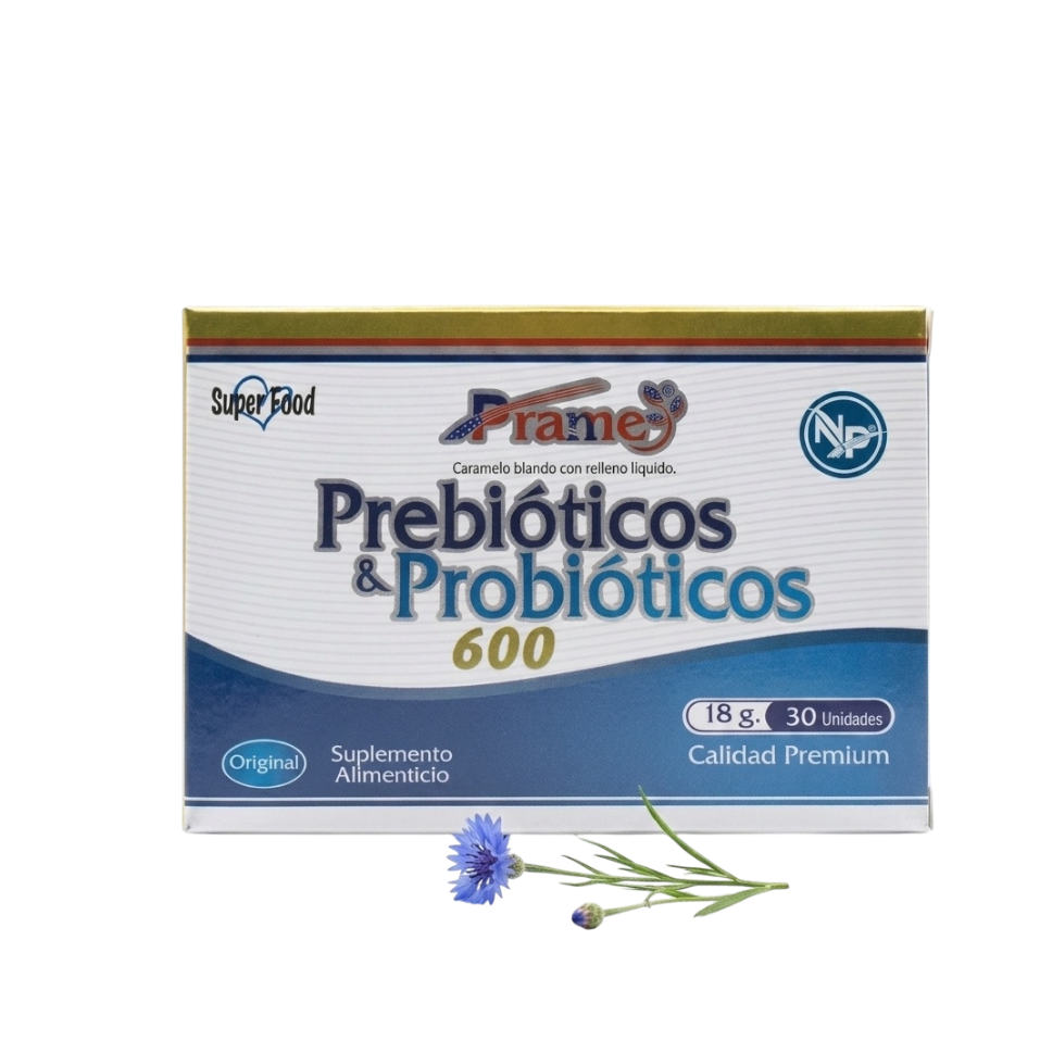 Prebióticos y Probióticos - 30 Unidades