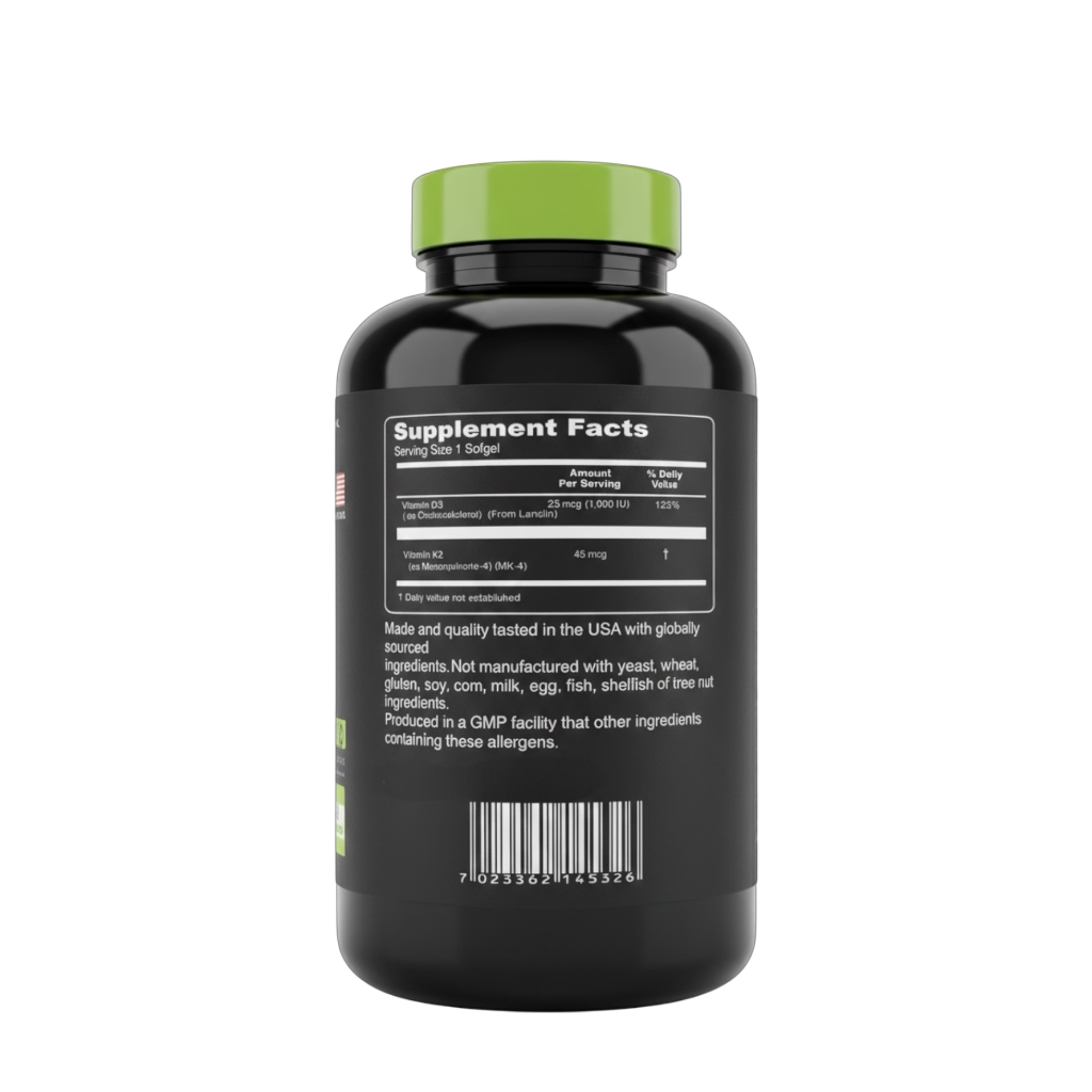 Vitamina D3 + K2 Workout