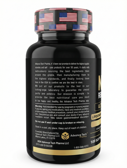 NAD+ Ultra Strength 1500mg