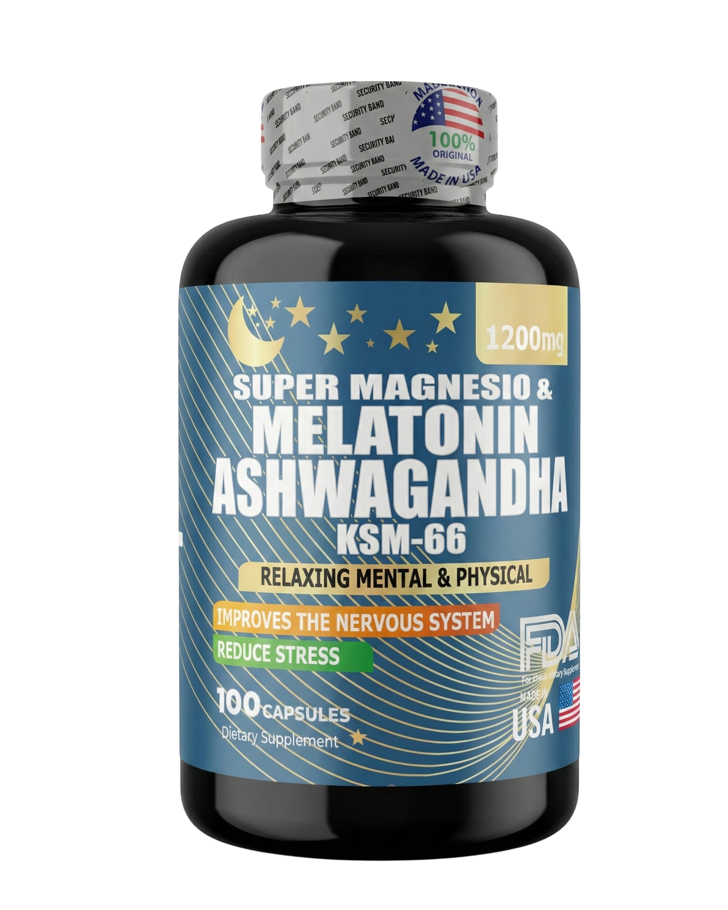 Magnesio + Melatonina + Ashwagandha KSM-66