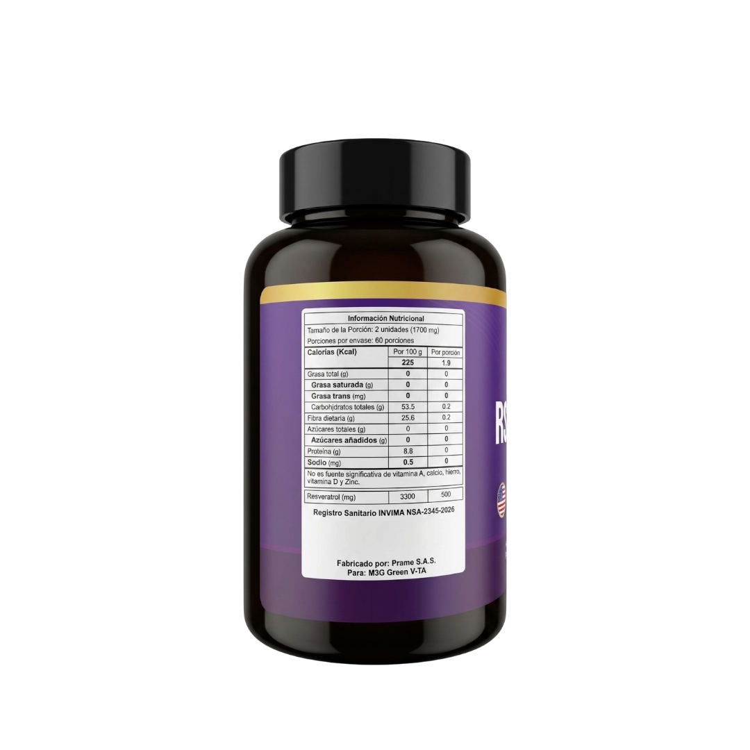 Resveratrol - 120 Unidades