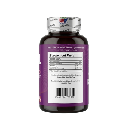 Inositol Myo y d-chiro 100 Cápsulas