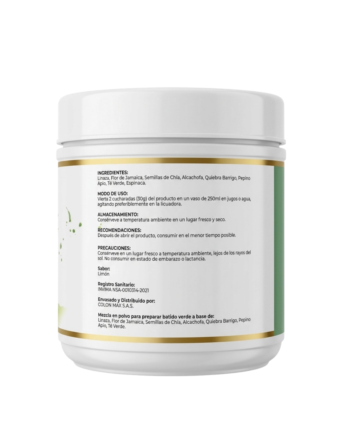 Batido Verde - 500 G